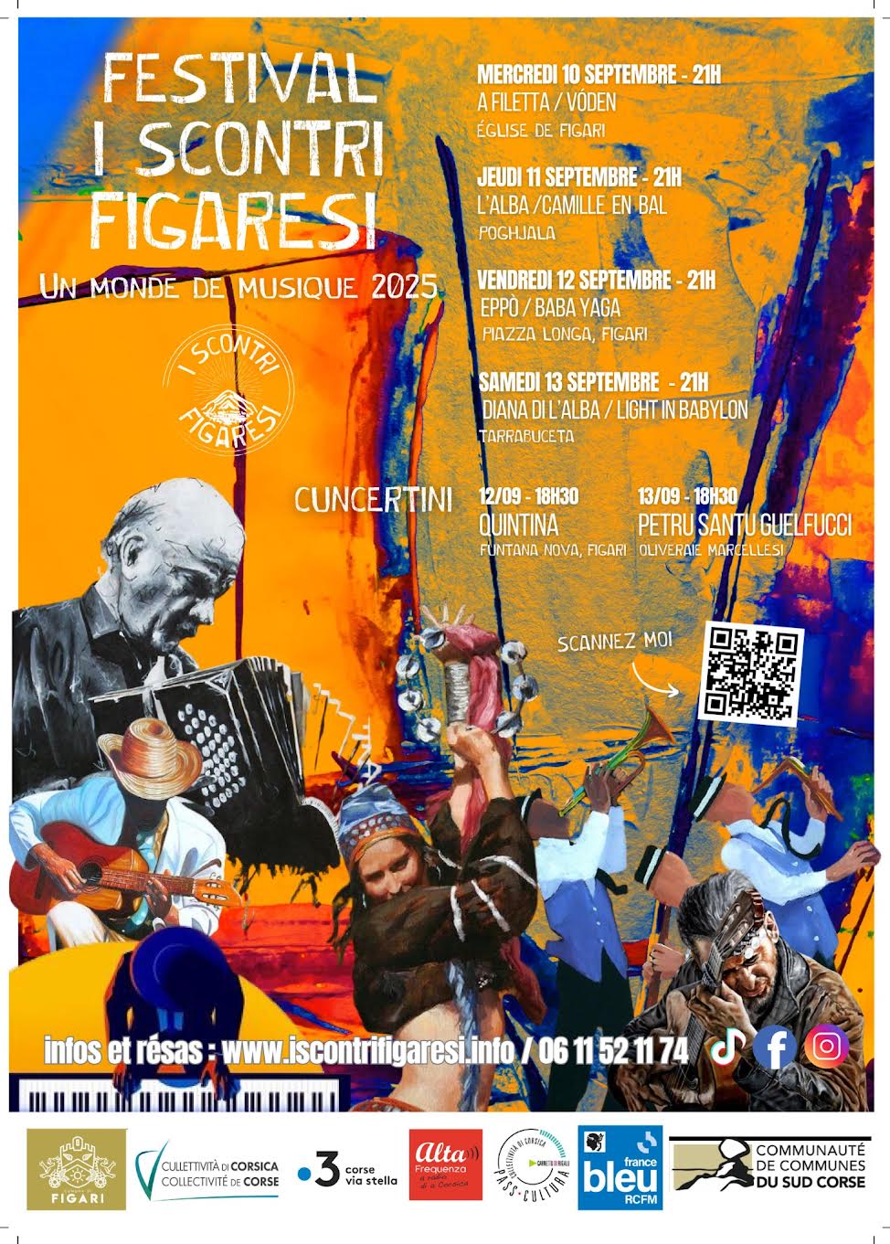 I Scontri Figaresi 2025 : quatre soirées de musiques du monde à Figari