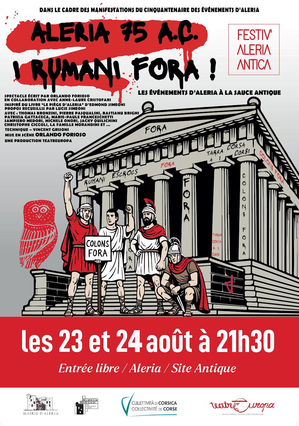 Festival Aleria : ALERIA 75 A.C. - I Rumani fora ! 