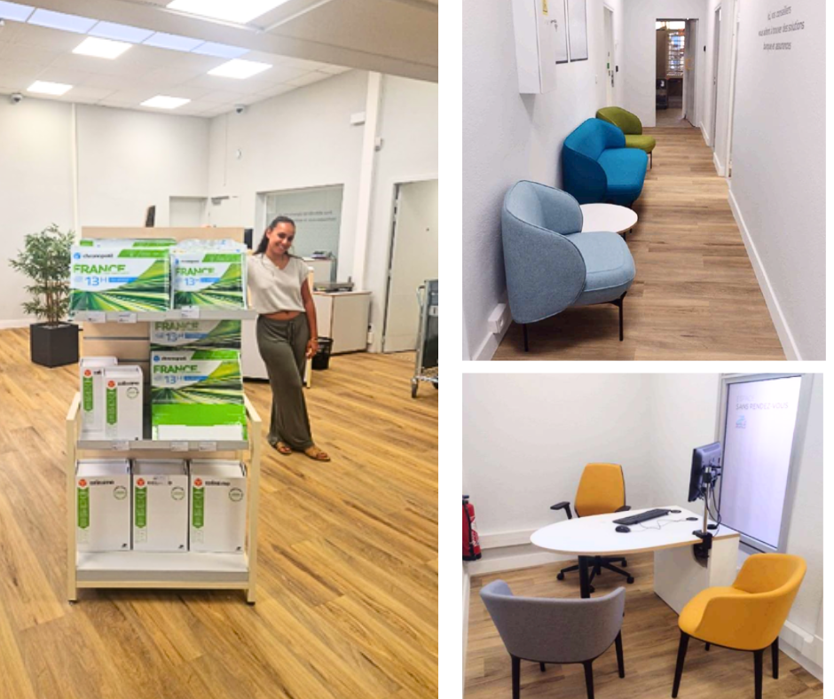 Ghisonaccia : le bureau de poste a fait peau neuve