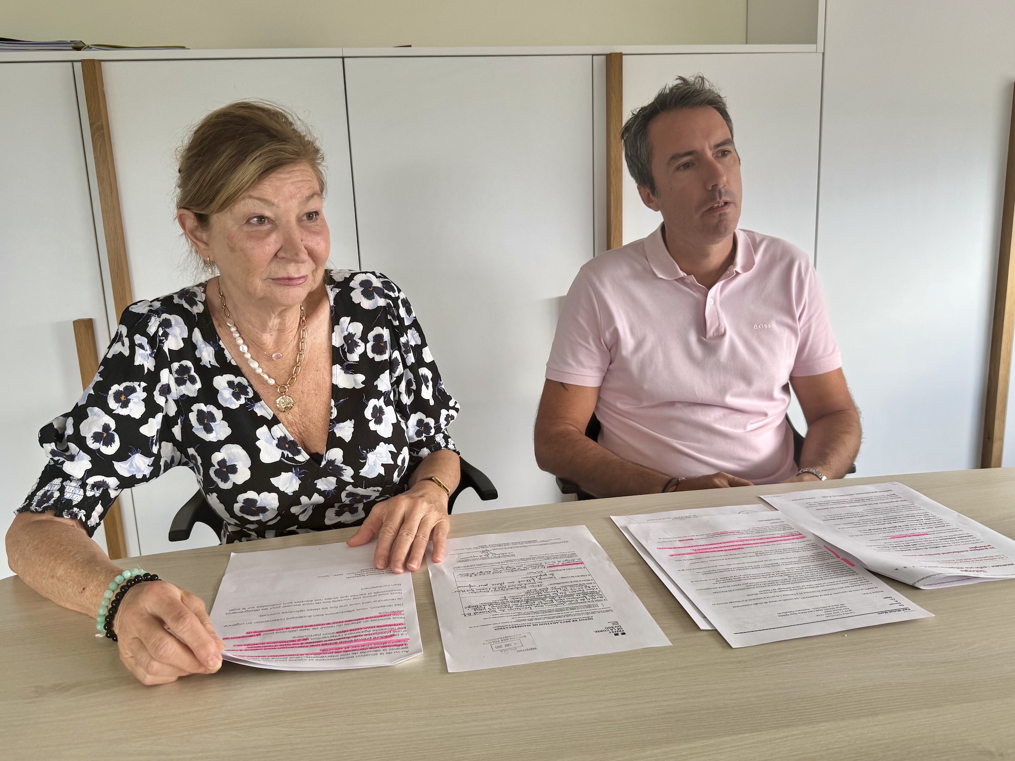 Nicole Ottavy et Paul-Michel Marti, respectivement présidente et directeur général de l'OPH de la CAPA, ont tenu à apporter des éclaircissements sur la panne d'ascenseur dans un HLM du quartier Pietralba