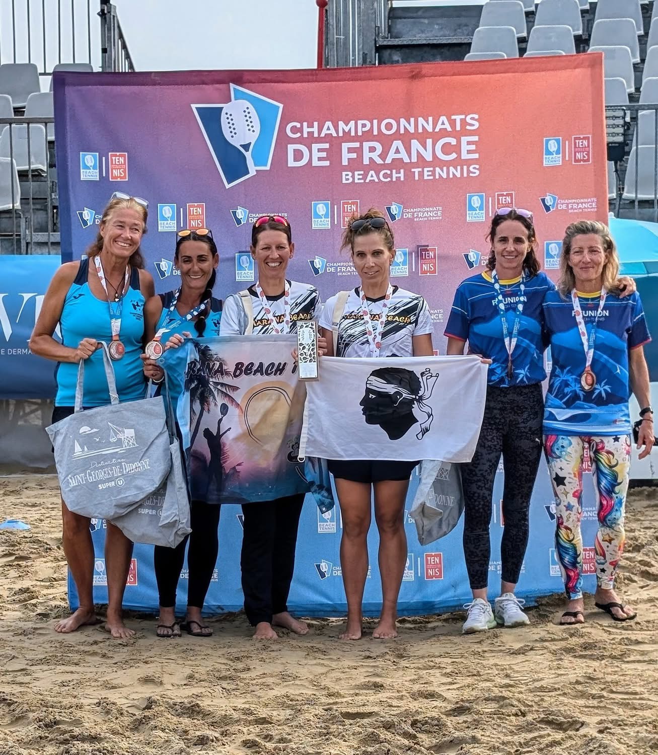 Céline Farrugia et Claudia John Championnes de France « Over 45 »