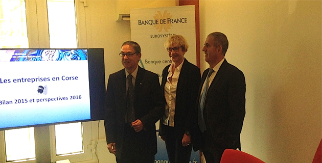 Banque de France, résultats et perspectives : Vers une reprise de l’activité en 2016 en Corse