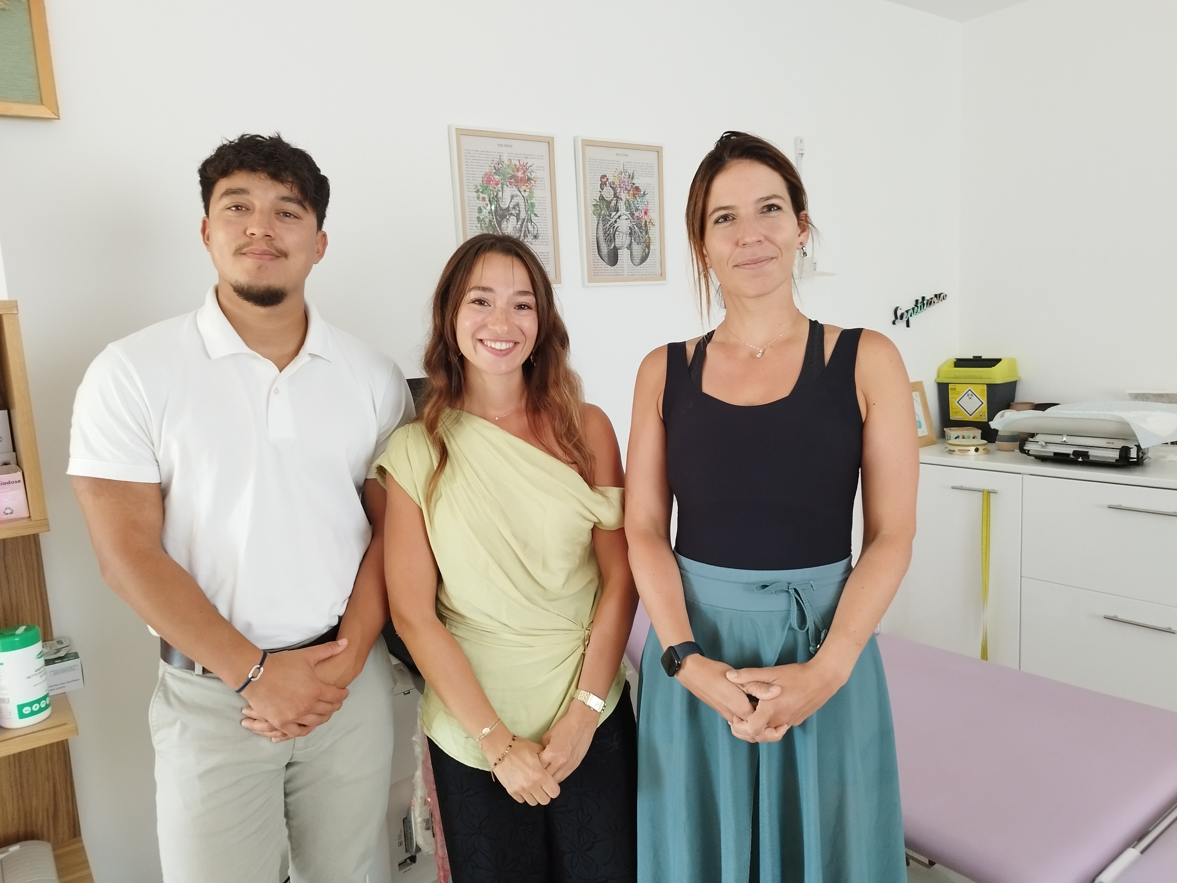 Les Dr Téva No, Sabrine Safer et Claire Beauvois se relaient au sein de la maison médicale de Pianottoli. Les deux premiers exerceront également en complément à Bonifacio à partir de l'an prochain.