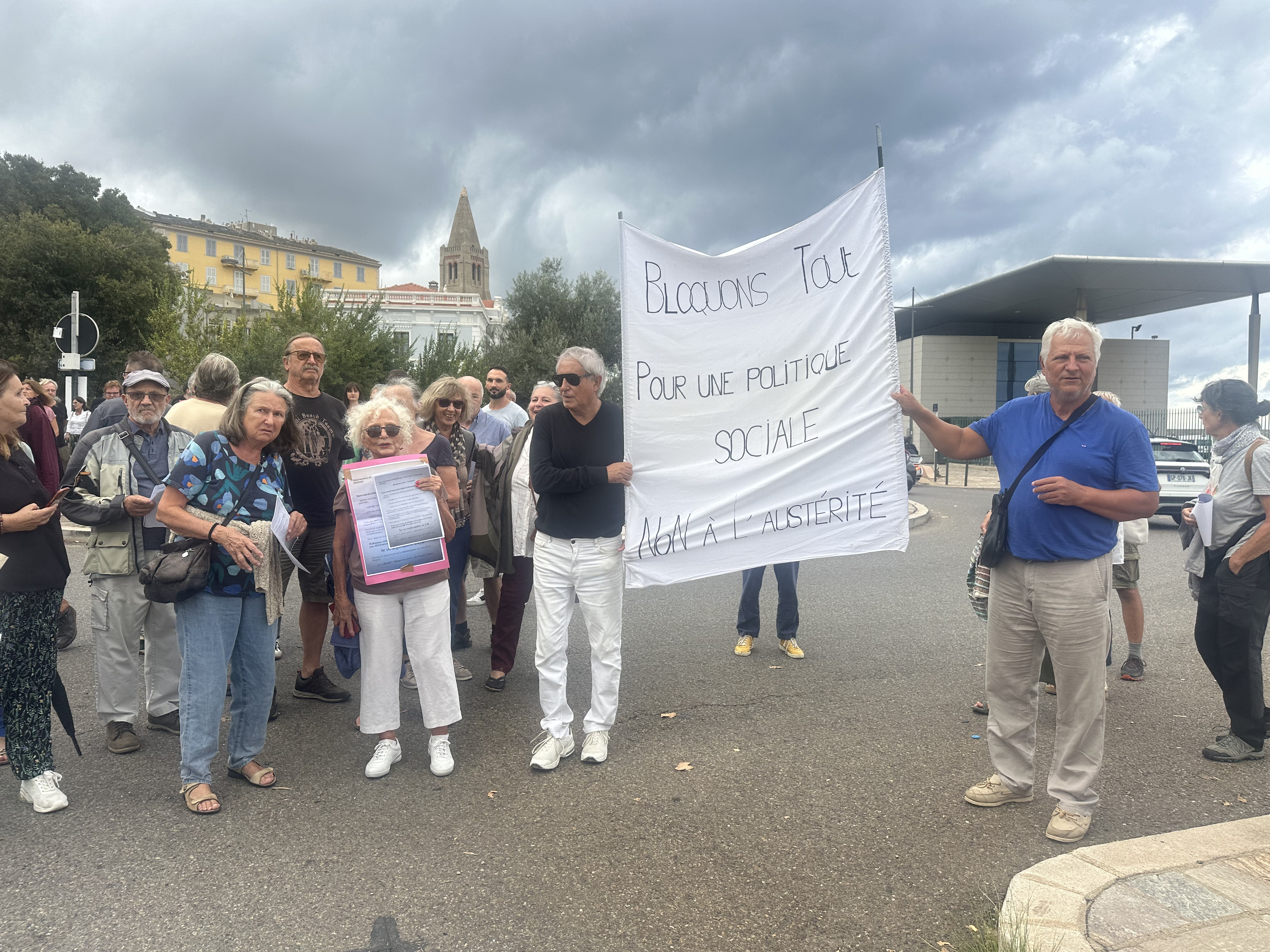 À Bastia, le mouvement “Bloquons tout” s’élève contre la précarité en Corse