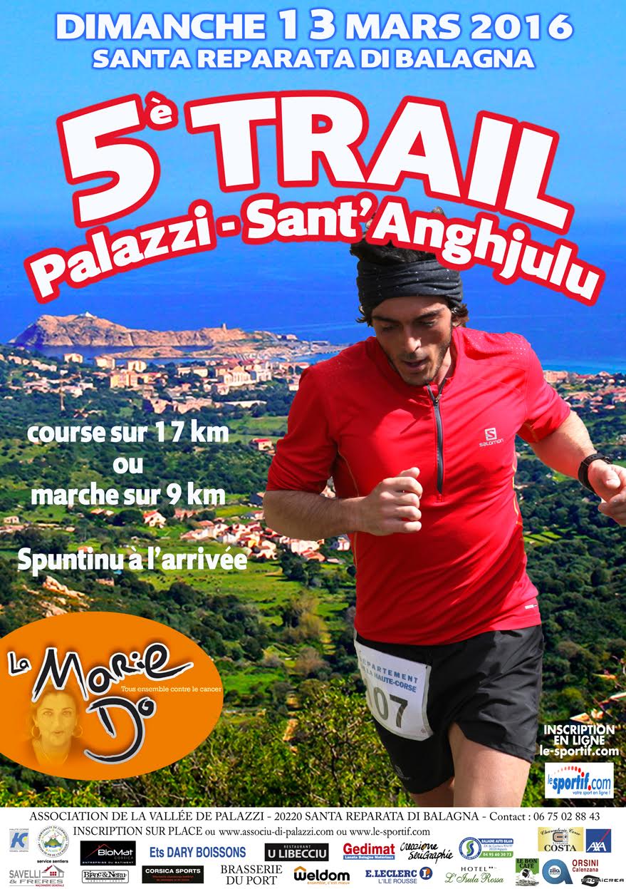Le Trail Palazzi Sant'Angjulu au profit de La Mari Do