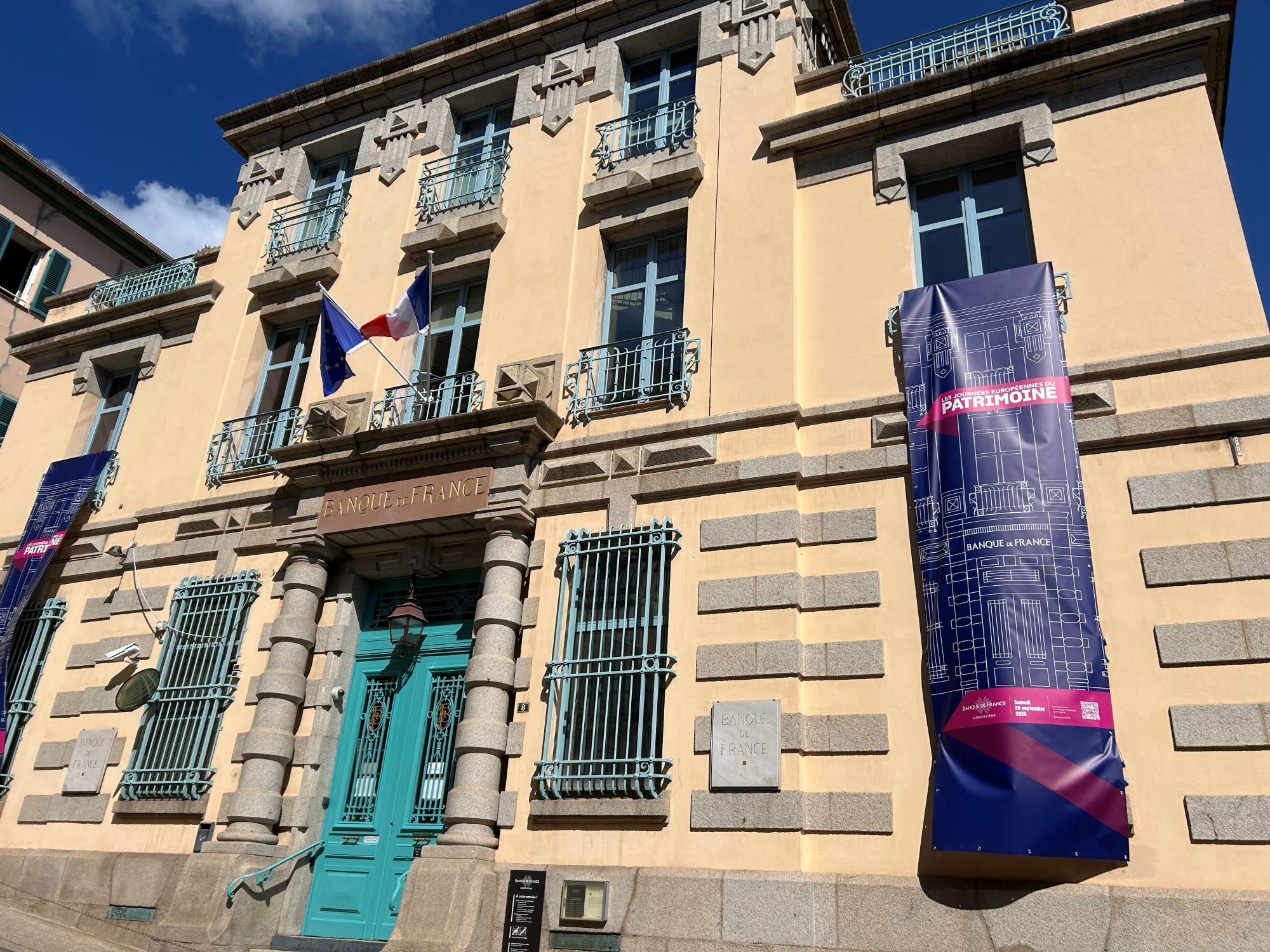 La Banque de France à Ajaccio ouvrira ses portes au public ce samedi de 10h à 15h pour la première fois.