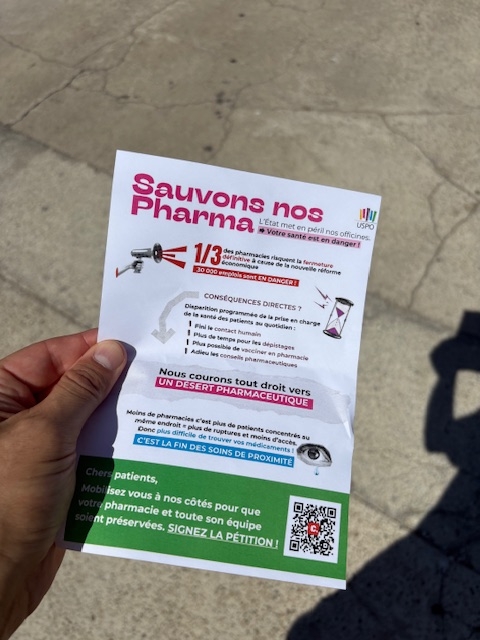 ​Journée de mobilisation : la quasi-totalité des pharmacies de Corse fermées ce jeudi