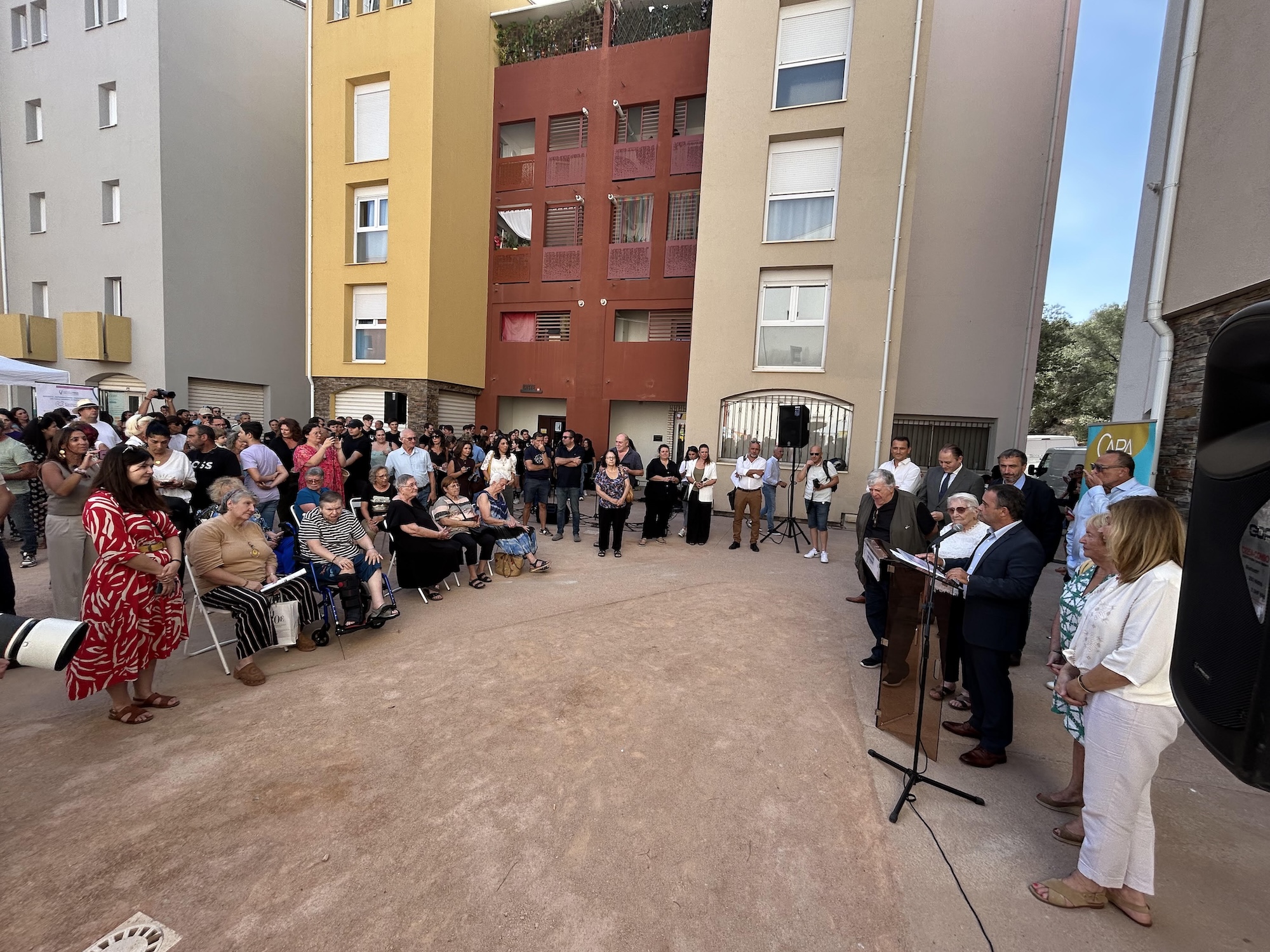 Ajaccio : "I Spazii Josette Longchent" inaugurés dans le quartier Bodiccione