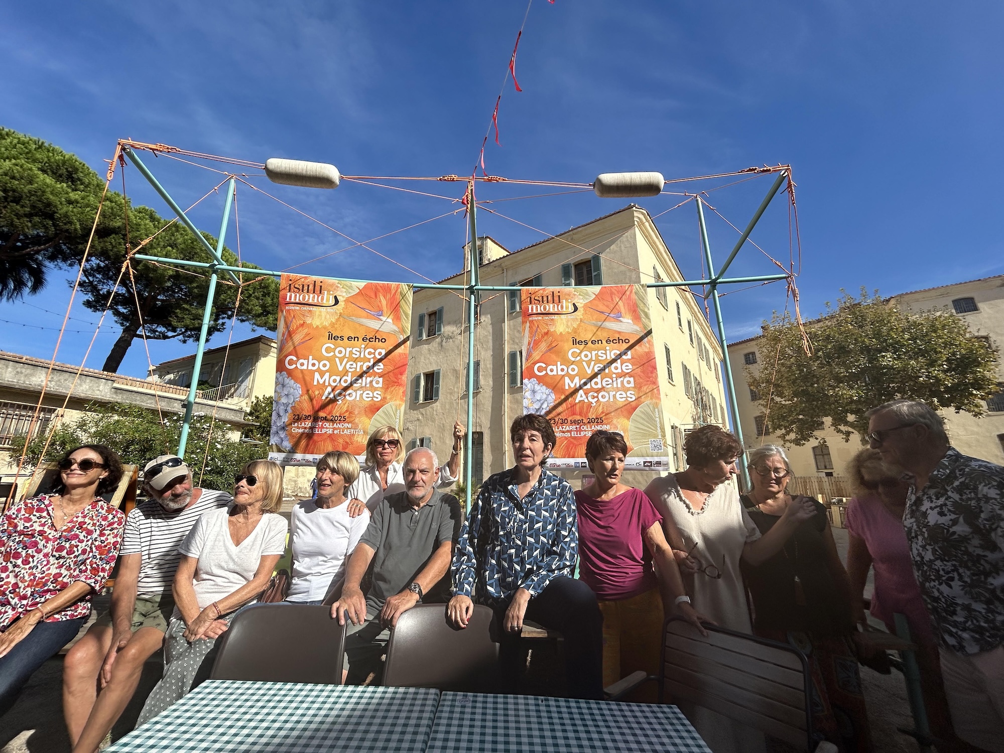 L'équipe de l'association Isuli Mondi a présenté à la citadelle le programme de cette 3e édition du festival.