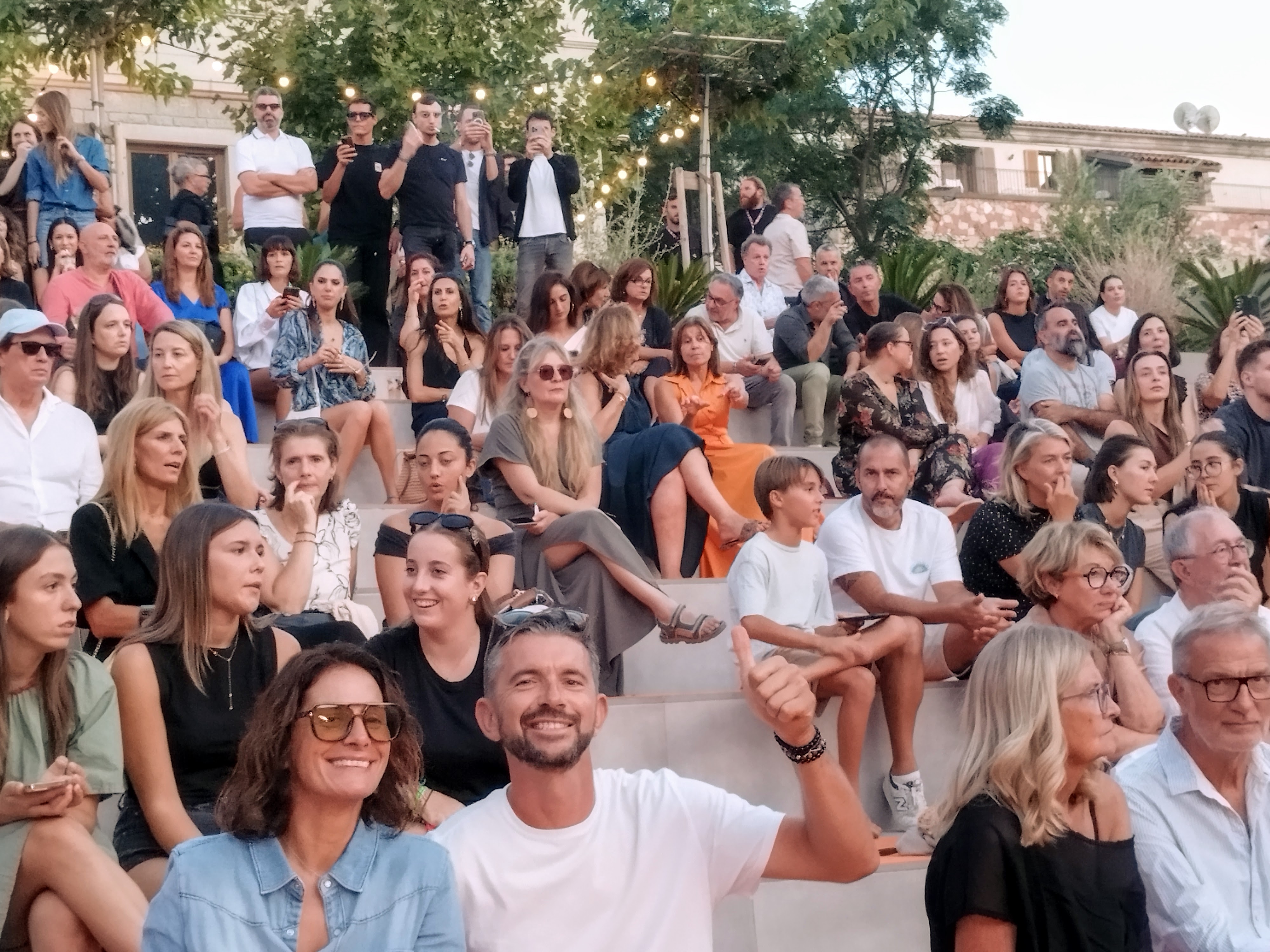 Le public a répondu globalement présent, comme ici au moment de la soirée d'ouverture, et dans les salles.