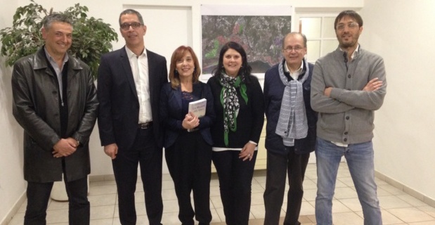 La chanteuse génoise Roberta Alloisio, reçue à la mairie de Bastia