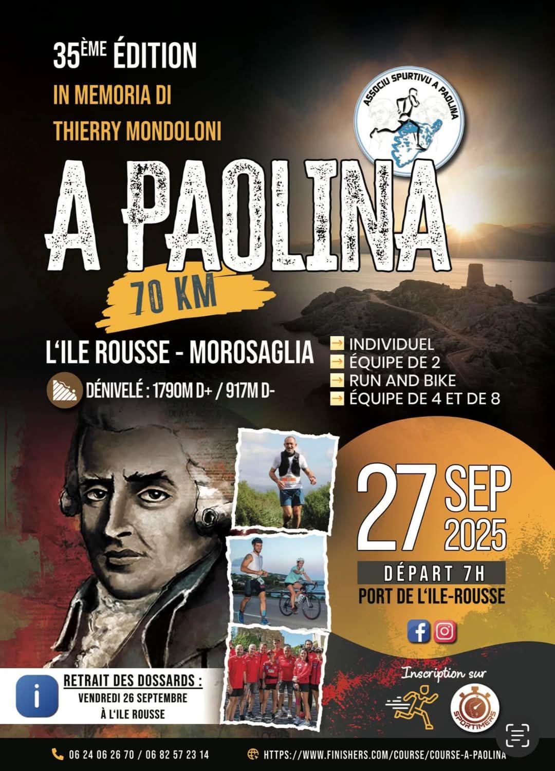 ​Course pédestre - Une 35e édition de la "Paolina" placée sous le signe des hommages