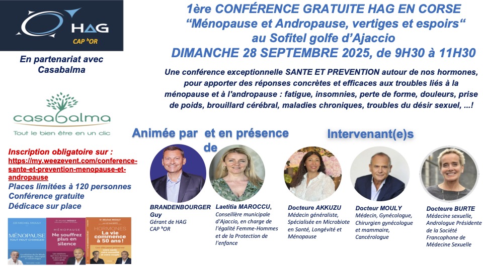 Porticcio : une conférence pour mieux appréhender l’impact des hormones au cours de la vie