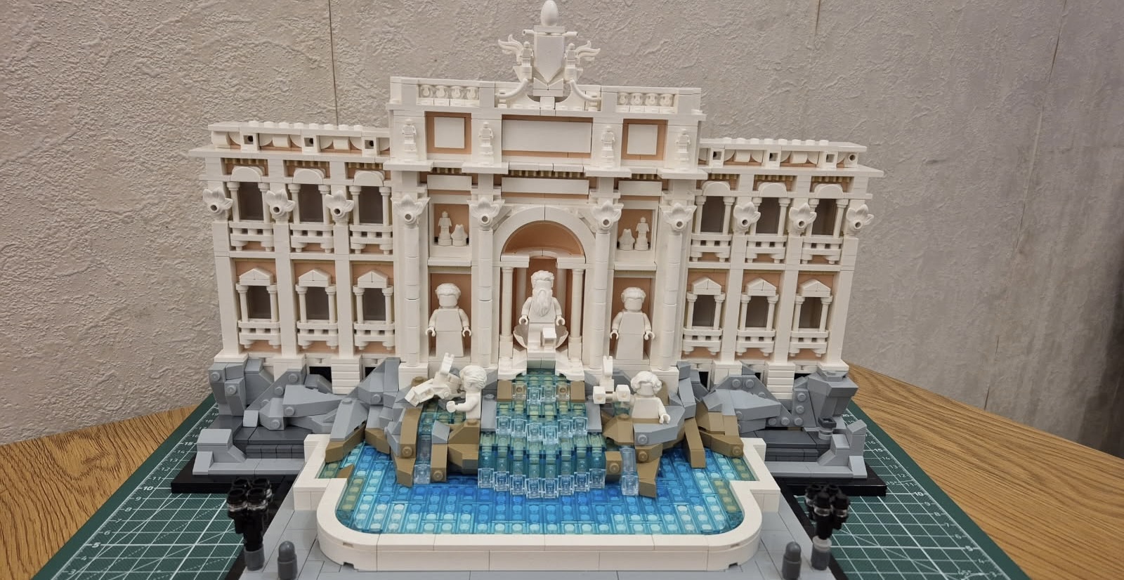 Le set de la Fontaine de Trevi.