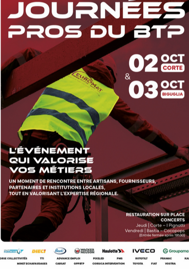 Les Journées Pros du BTP font étape en Haute-Corse