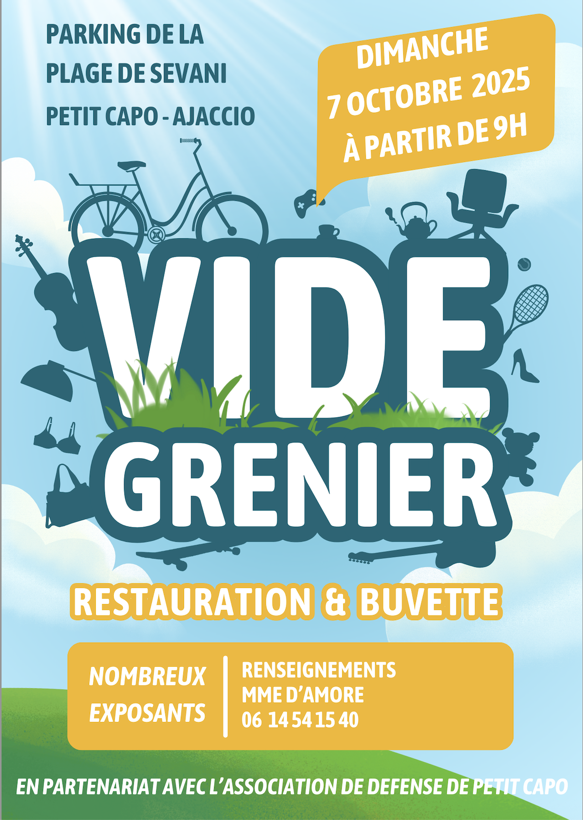 ​Ajaccio : un vide-grenier ce dimanche sur la plage de Petit Capo