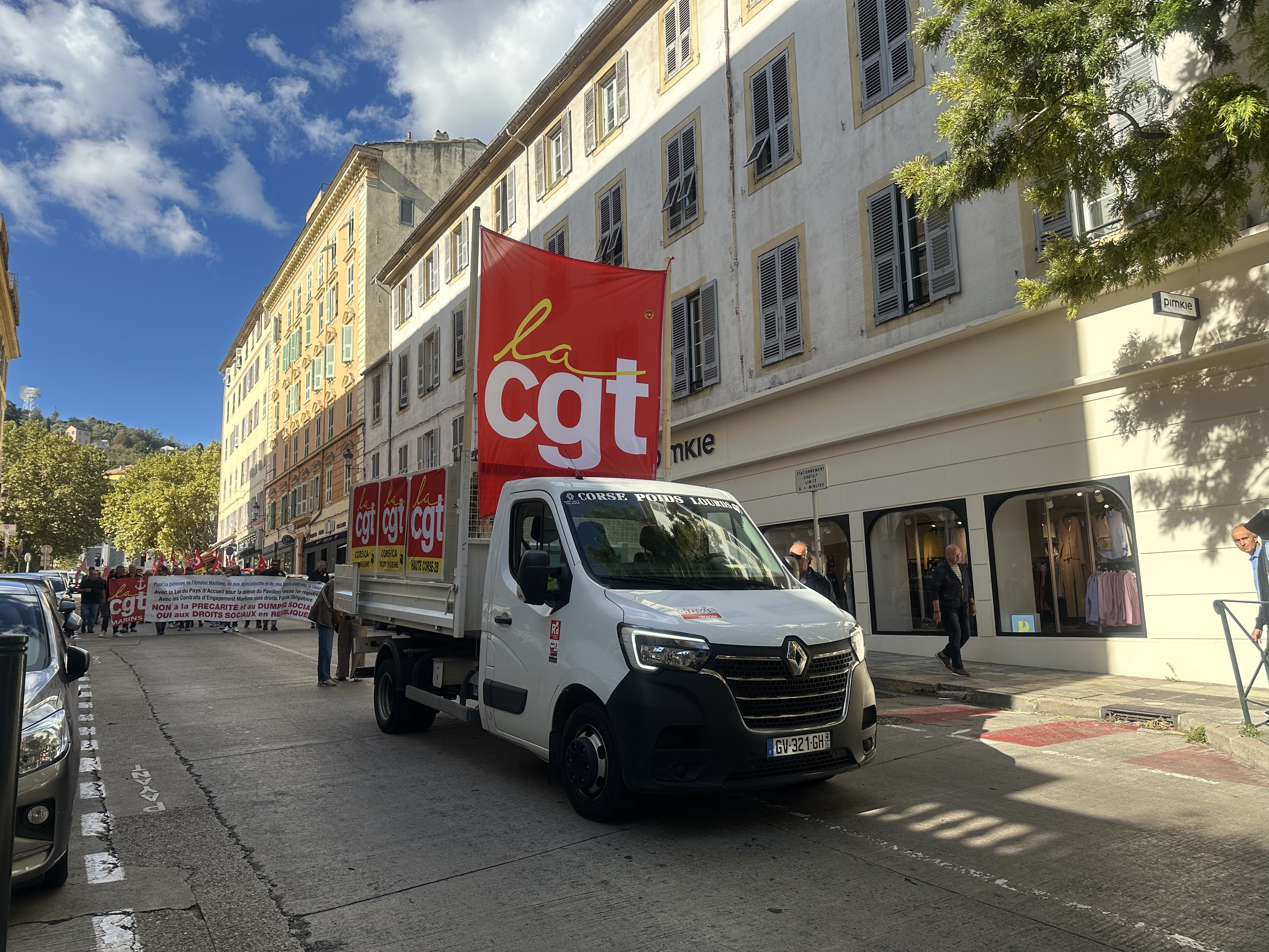 Nouvelle mobilisation syndicale à Bastia contre le projet de budget du gouvernement