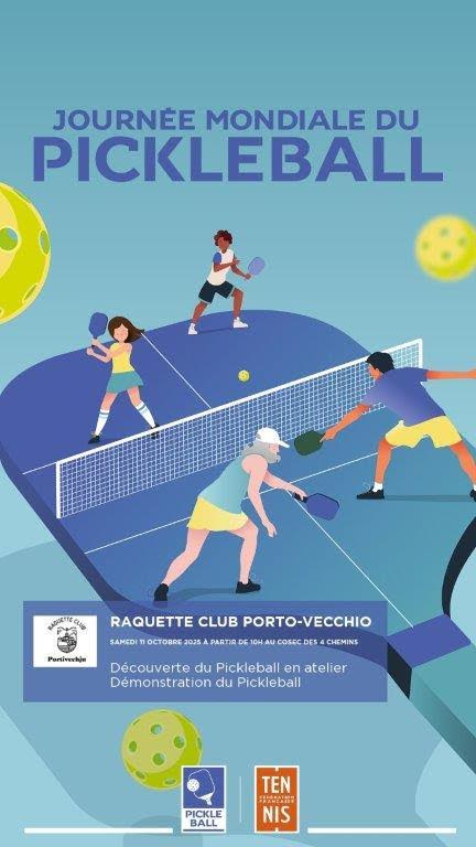 Venez découvrir le Pickleball à Porto-Vecchio