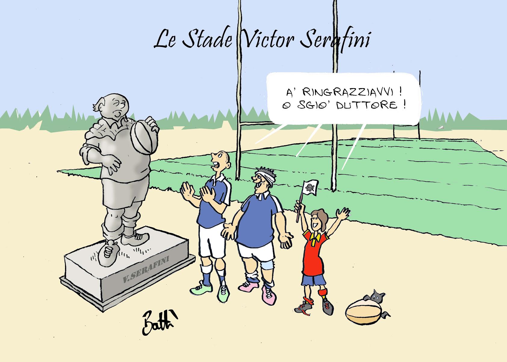 Bastia - Le stade de Volpagiu porte désormais le nom de stadiu Victor Serafini