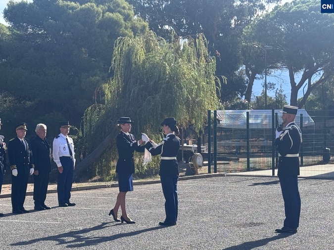 La capitaine Emmanuelle Vaz de Matos prend officiellement le commandement de la compagnie de gendarmerie de Calvi