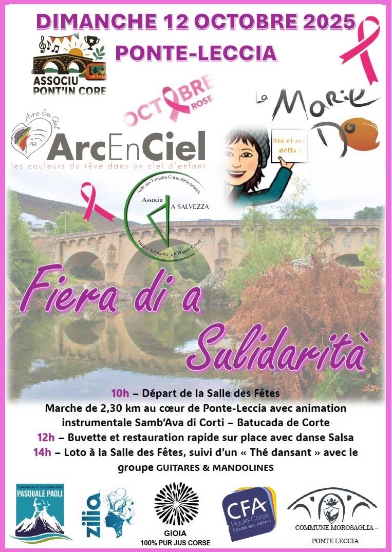 Ponte-Leccia : l'associu Pont'in Core organise la première Fiera di a solidarità ce dimanche