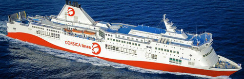 La MCM repeint ses navires en rouge et blanc, aux couleurs de Corsica Linea !