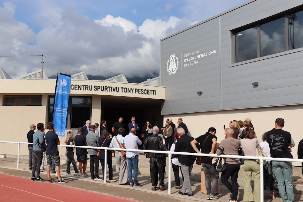 Bastia - Le centre sportif A Rinella devient le Centru spurtivu Tony-Pescetti