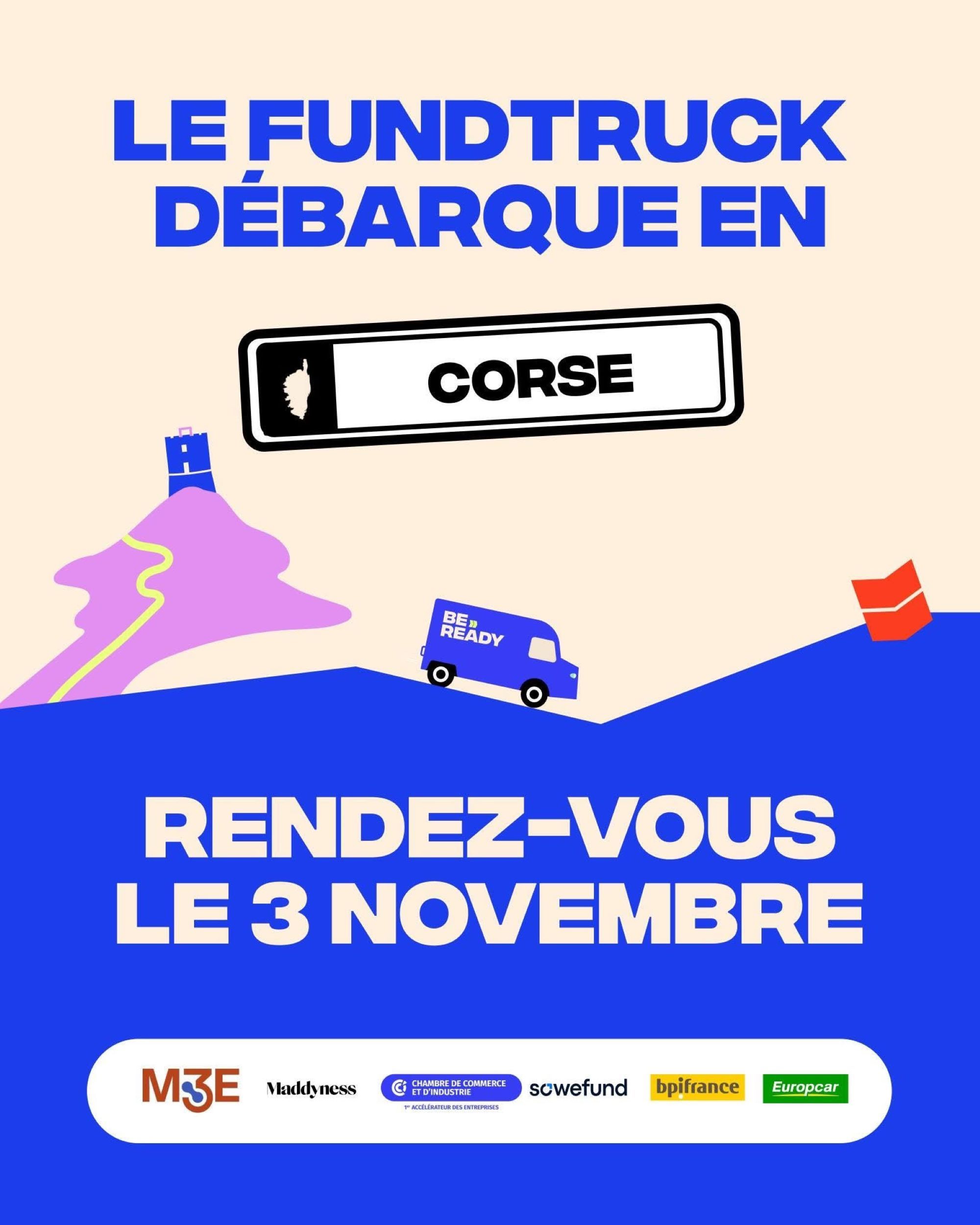 Concours entrepreneuriat : Le Fundtruck fait étape à Ajaccio le 3 novembre
