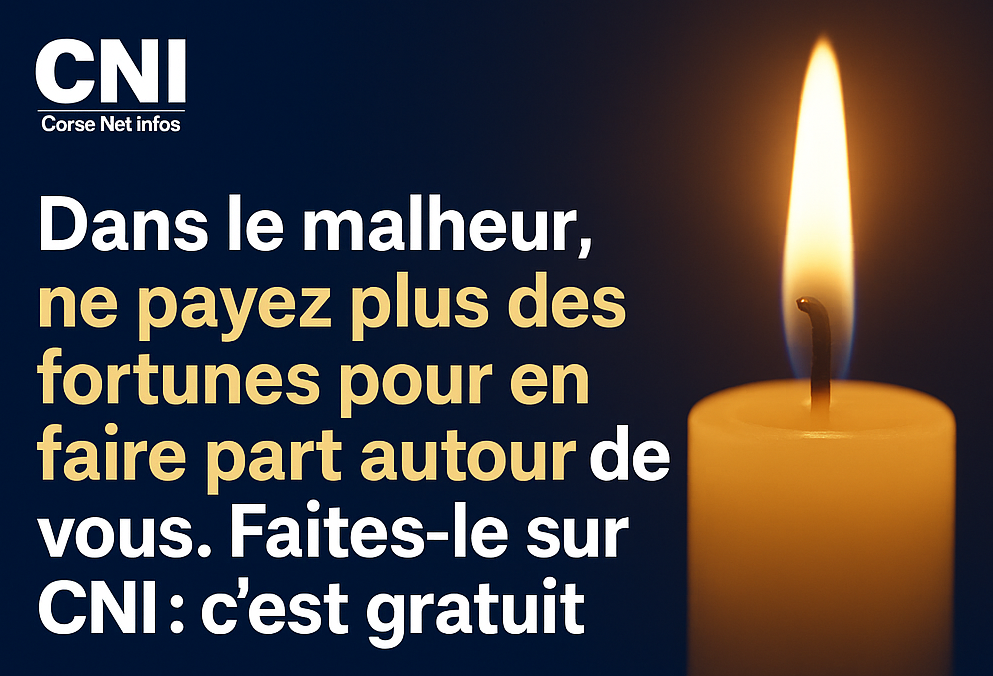 Vos avis de décès sur CNI, c'est gratuit
