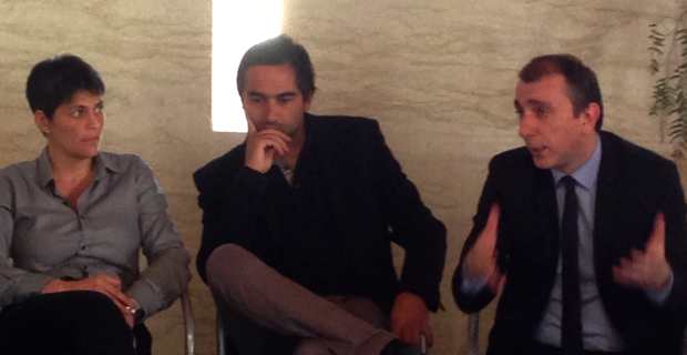 Le président de l'ADEC, Jean-Christophe Angelini, reçu à Patrimoniu par le maire-adjoint Jean Baptiste Arena.