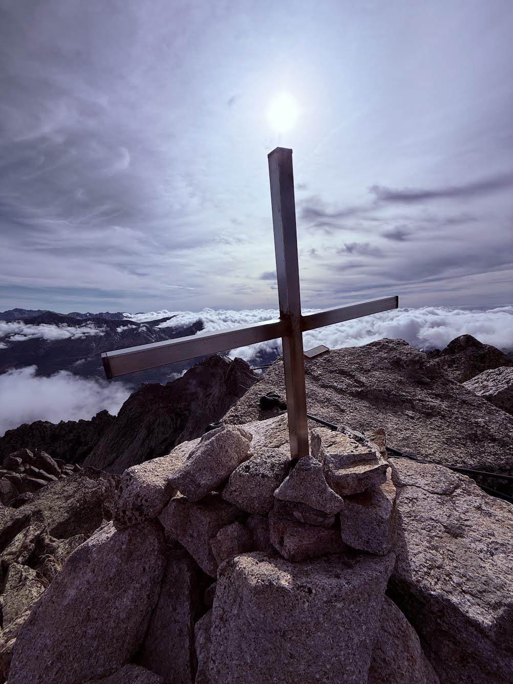 A màghjina - A Croce di Punta Licciola sopra i nuli
