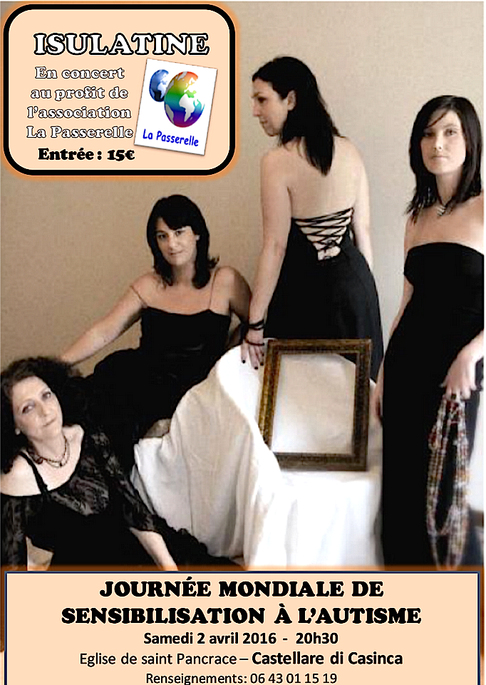 Castellare-di-Casinca : Isulatine en concert au profit de Passerelle