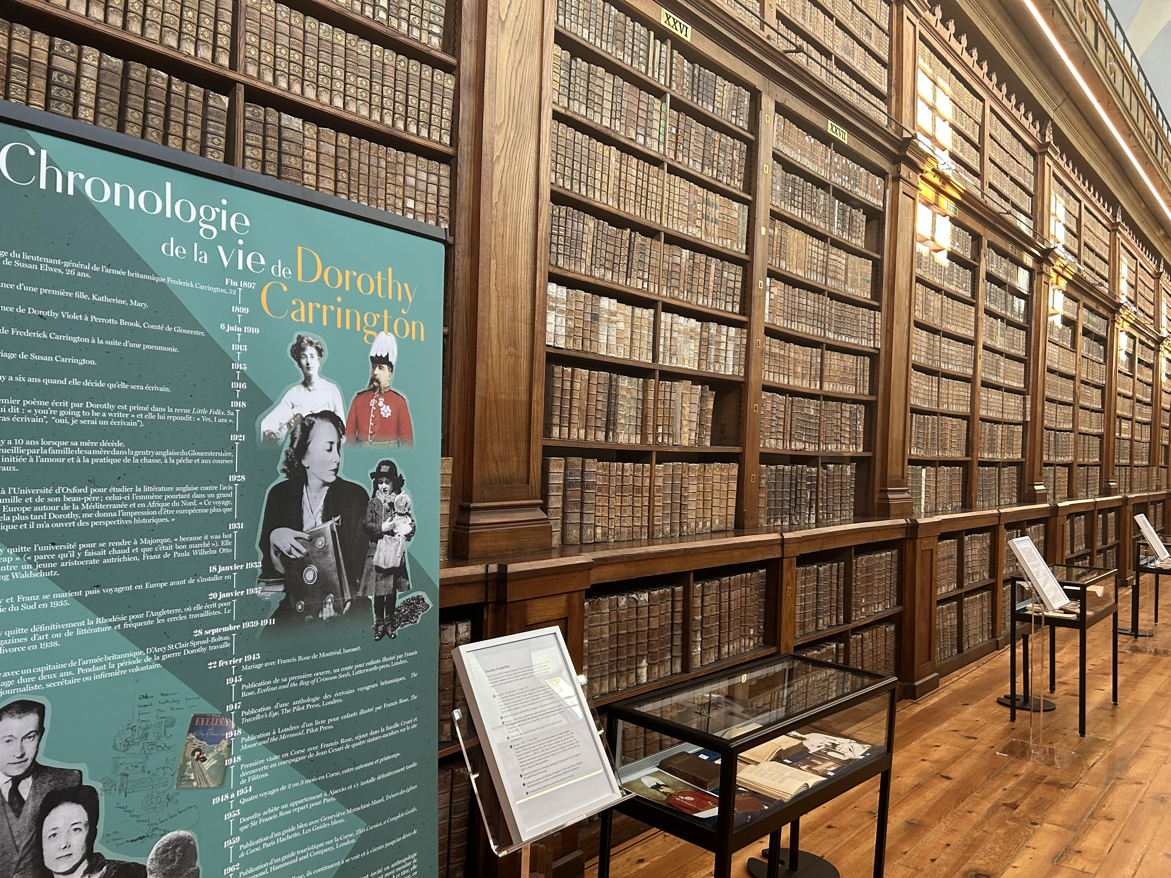 Ajaccio - La vie de Dorothy Carrington et ses travaux sur Pascal Paoli au coeur d'une exposition à la bibliothèque Fesch