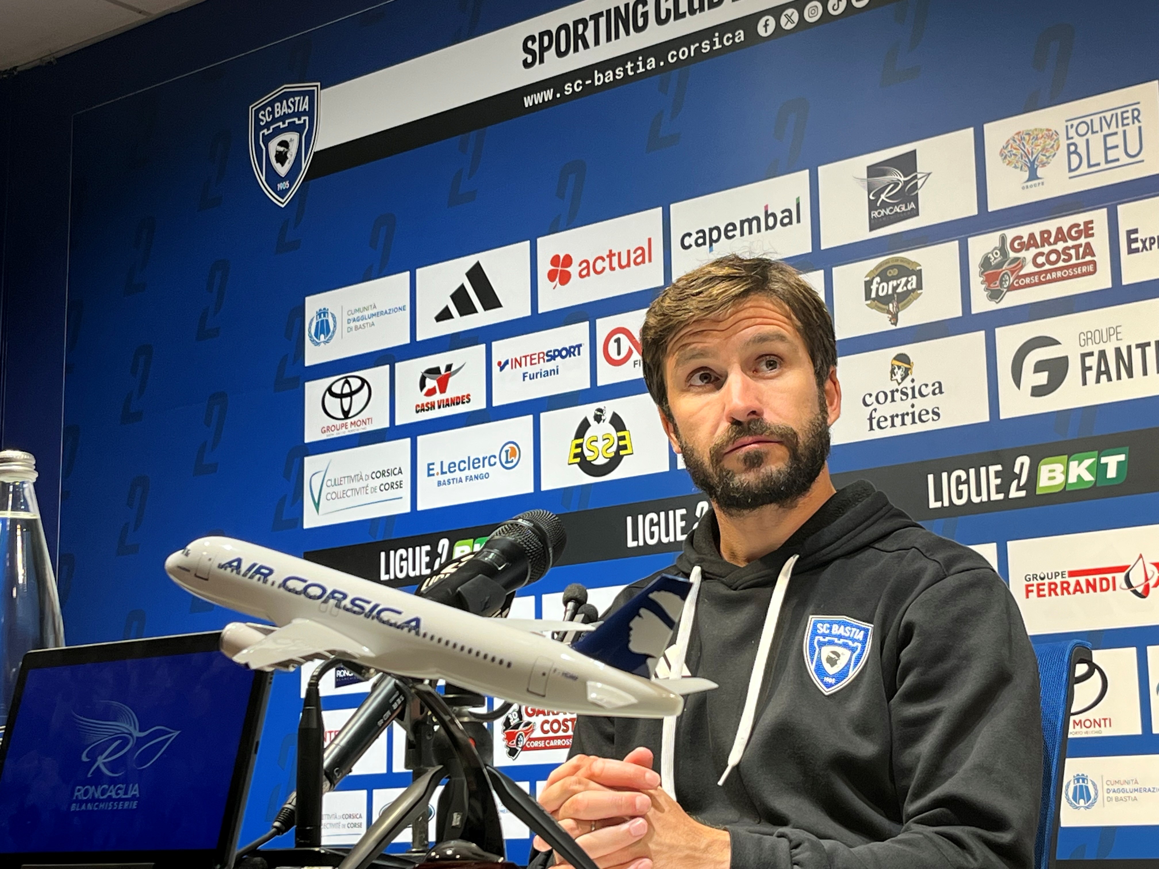 Michel Moretti (SC Bastia) après Reims : « Le cœur, c’est bien, c’est notre socle, mais il faut rajouter de la maîtrise et de la qualité technique »