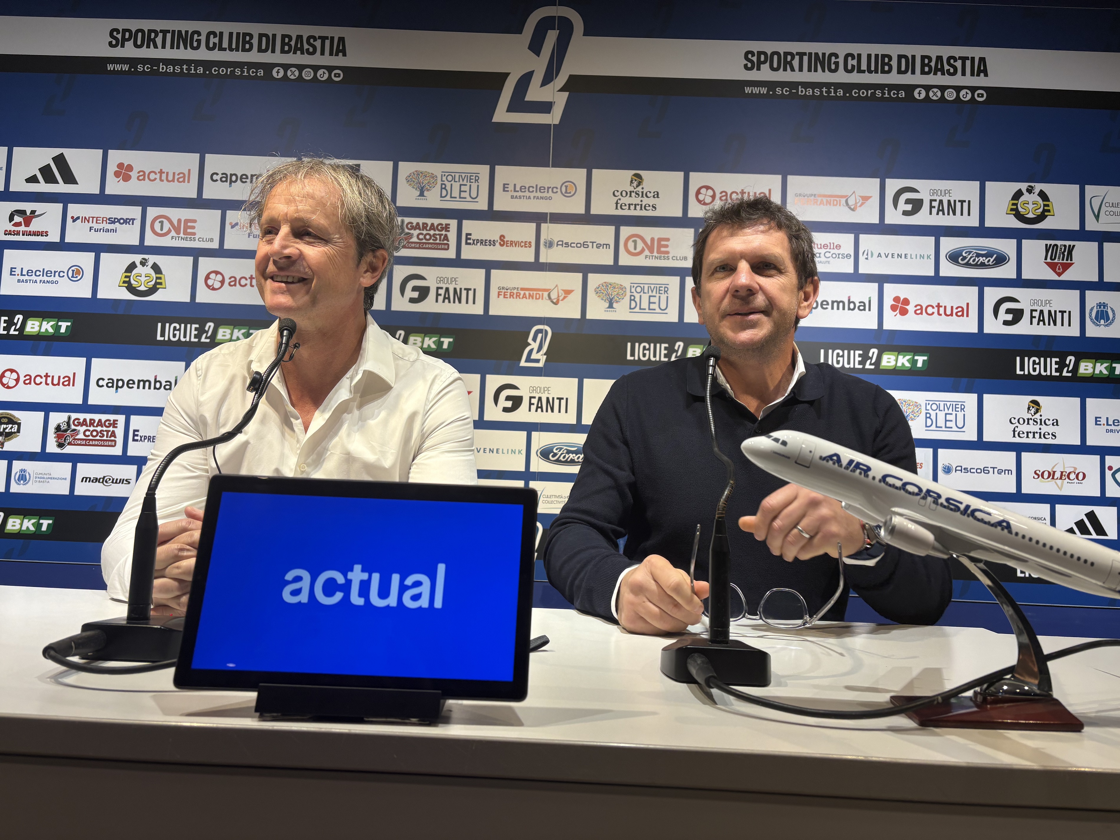 1er objectif pour Reginald Ray et Claude Ferrandi : Le maintien en Ligue 2.