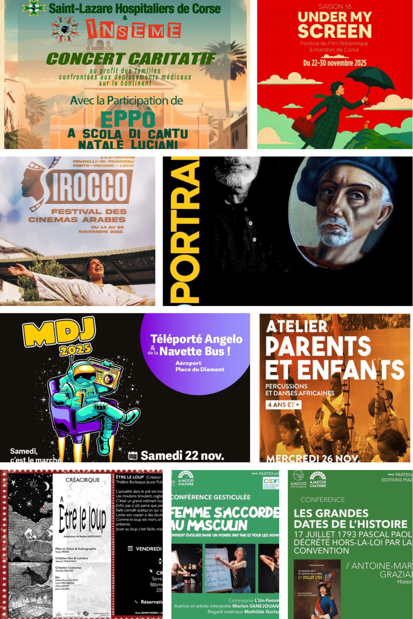 Ajaccio : Le condensé des bons plans culture et sorties