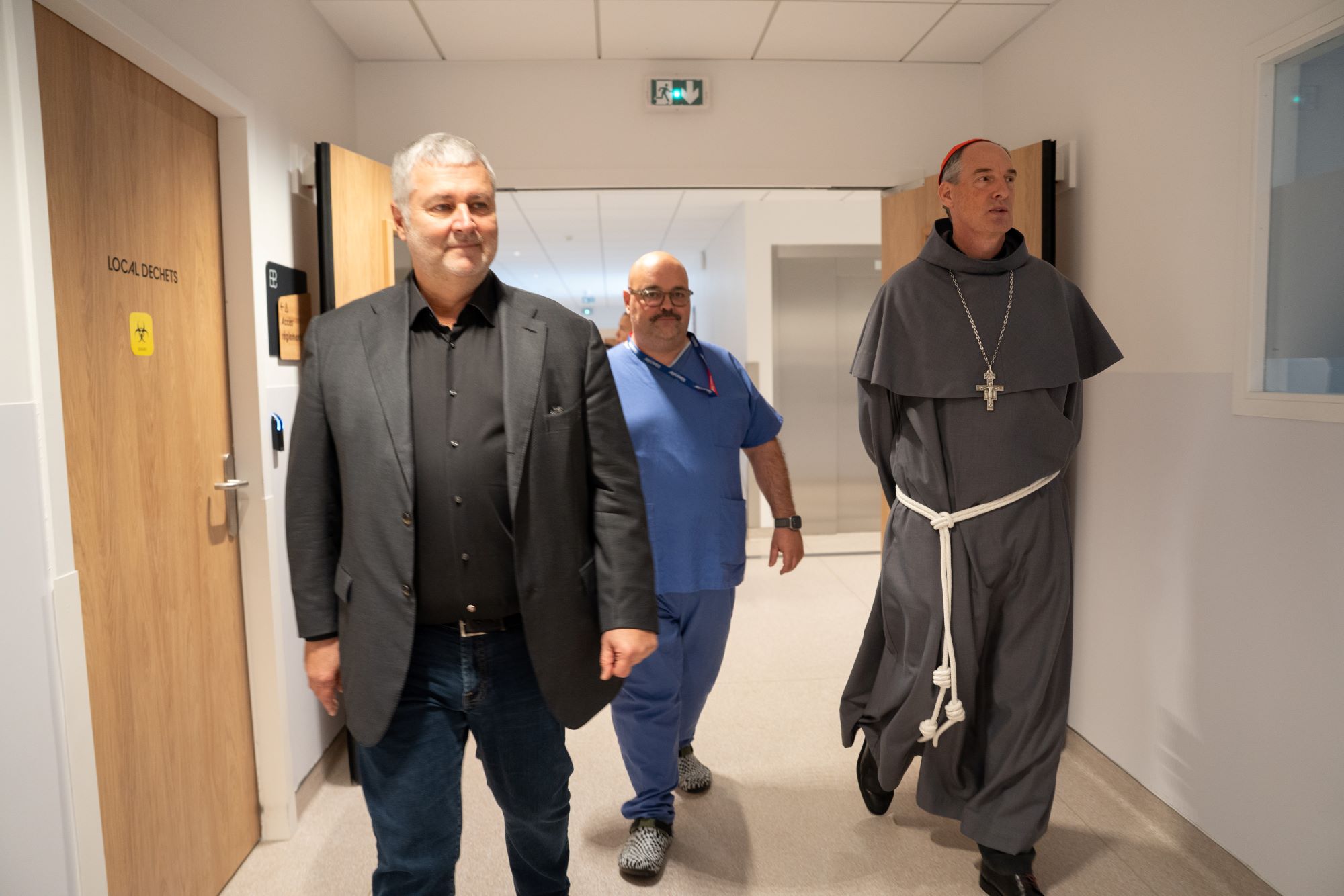 Ajaccio - Le Cardinal Bustillo a béni l'Hôpital Privé Sud Corse