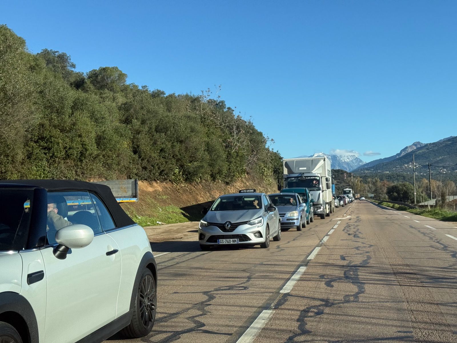 Ajaccio : une grève des bus de la Muvistrada provoque d’importants embouteillages