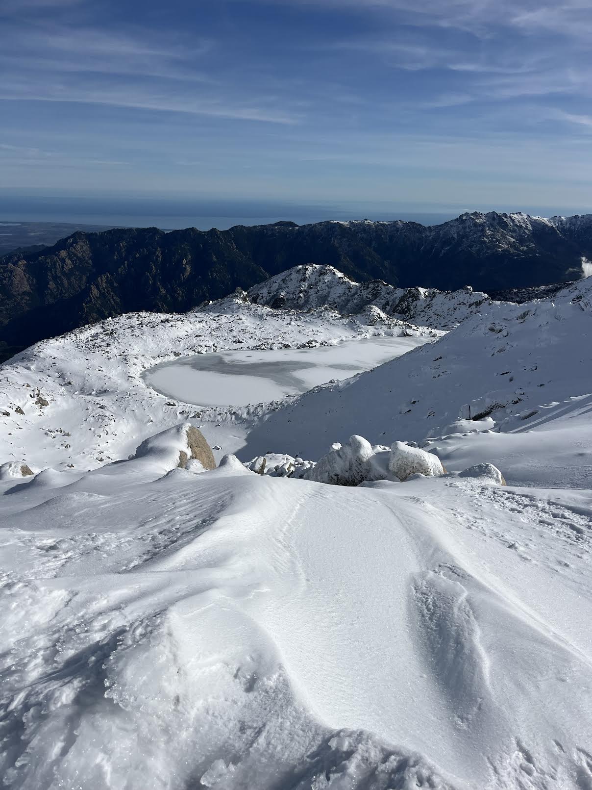A màghjina - Bastani imbiancatu sott’à u celu d’invernu