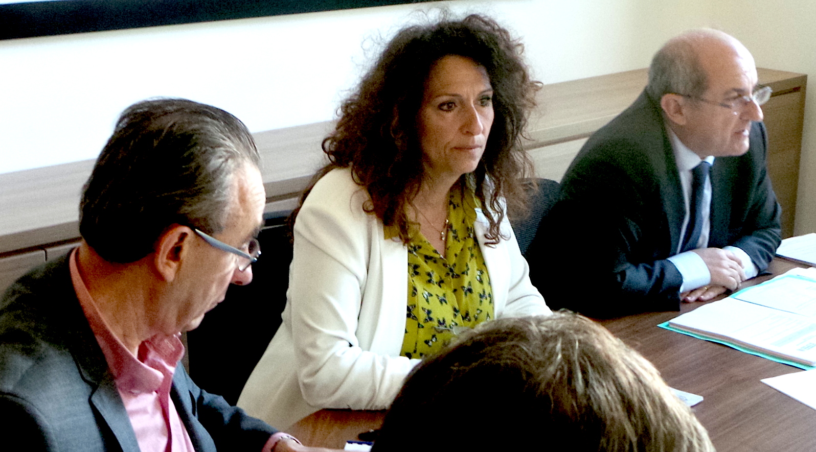 Pierre Chaubon (à droite) : "On ne peut pas laisser dire que le tri n'est pas fait au sein de la communauté des communes. C'est faux."