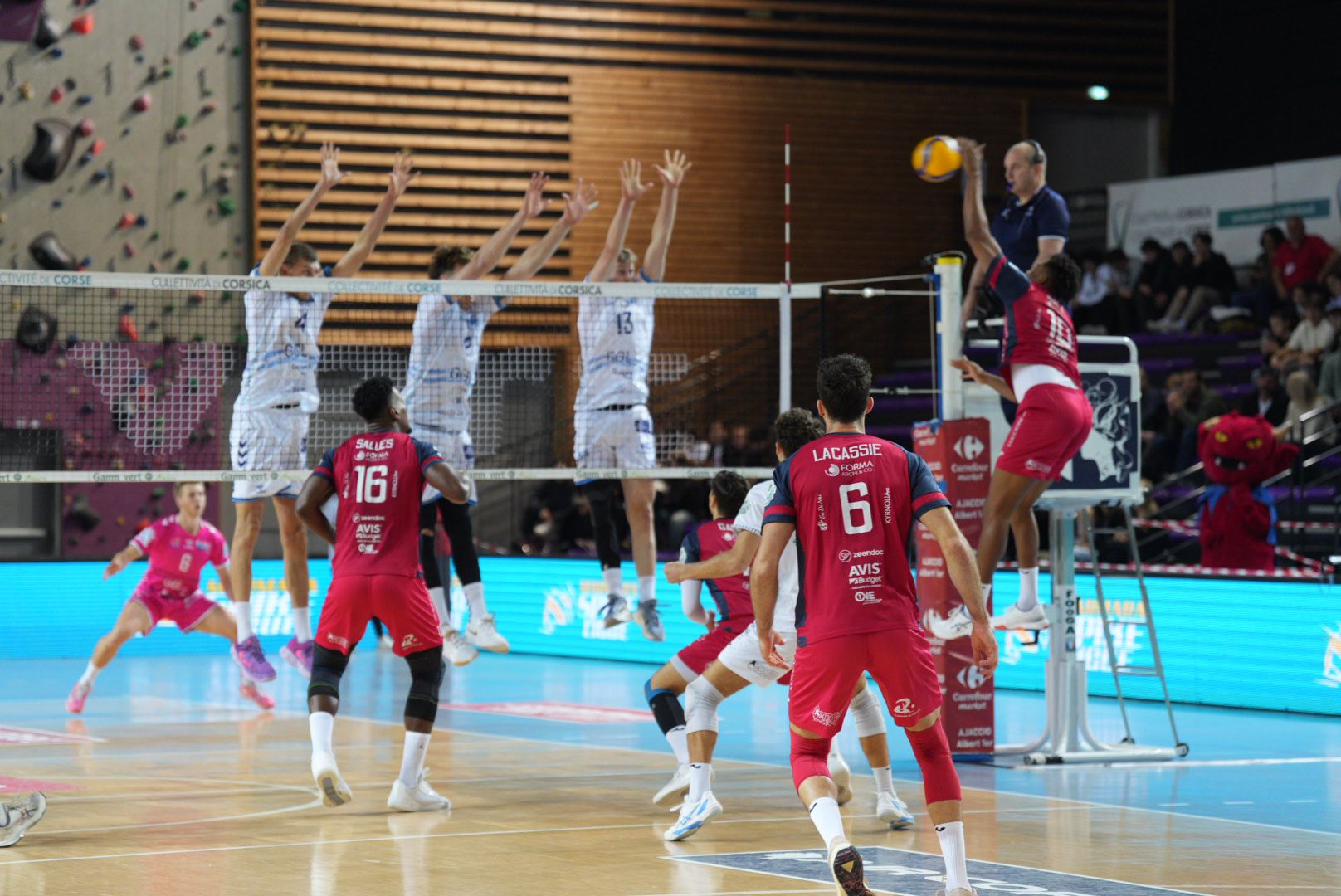 ​MSL Volley - Le GFC Ajaccio battu au tie-break par Sète