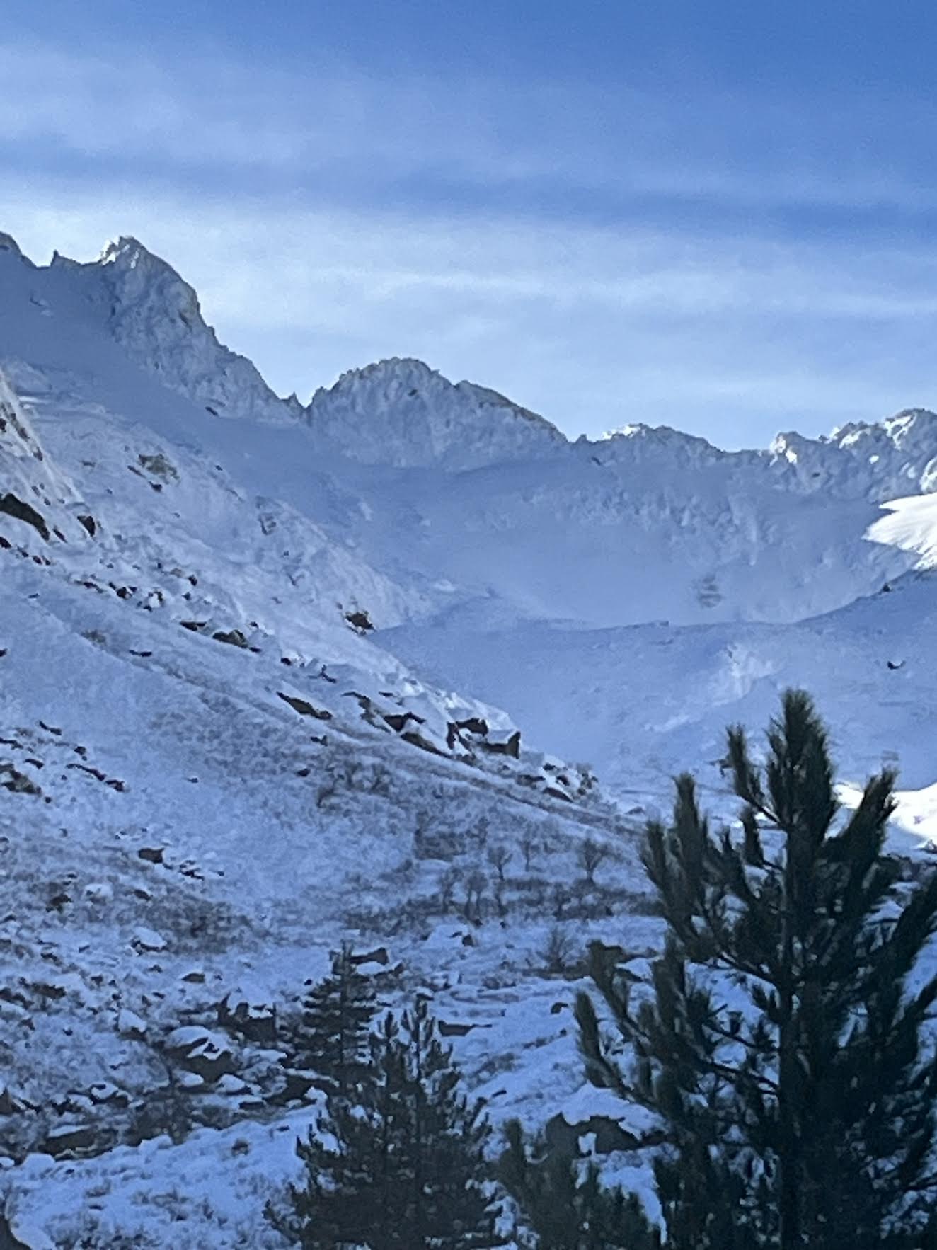 A màghjina - Punta Rossa, imbiancata