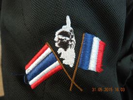 La Corse présente sur la combinaison de Théo