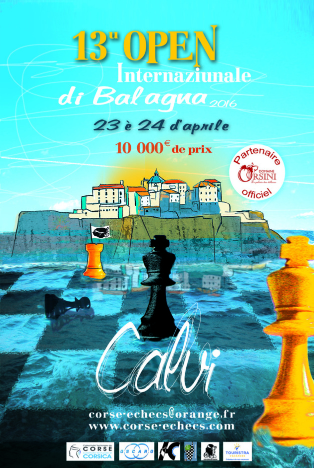 13e Open International d'échecs de Calvi samedi et dimanche