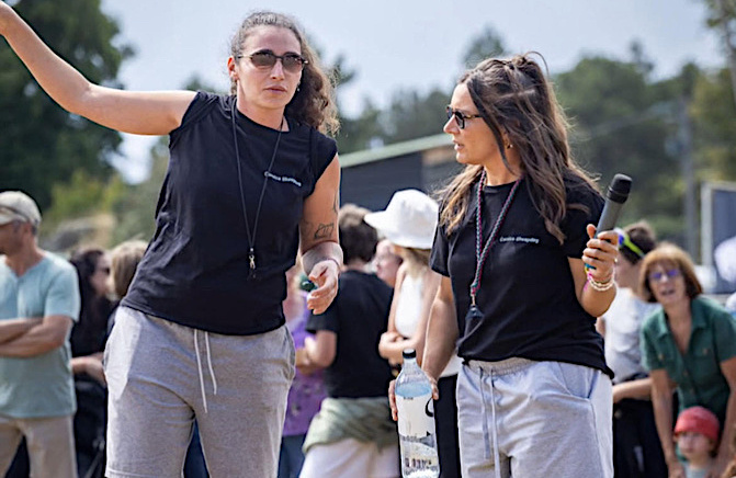 Leslie Orsatti et Laura Luciani (Photo : Corsica Sheepdog)