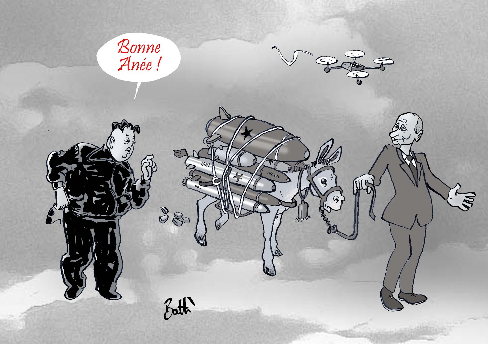 Le dessin de Battì : quandu si scontranu i capizzoni d'issu mondu sumerinu !