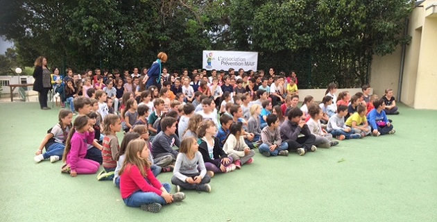 66 permis piéton  remis aux élèves de l'école de Mezzana