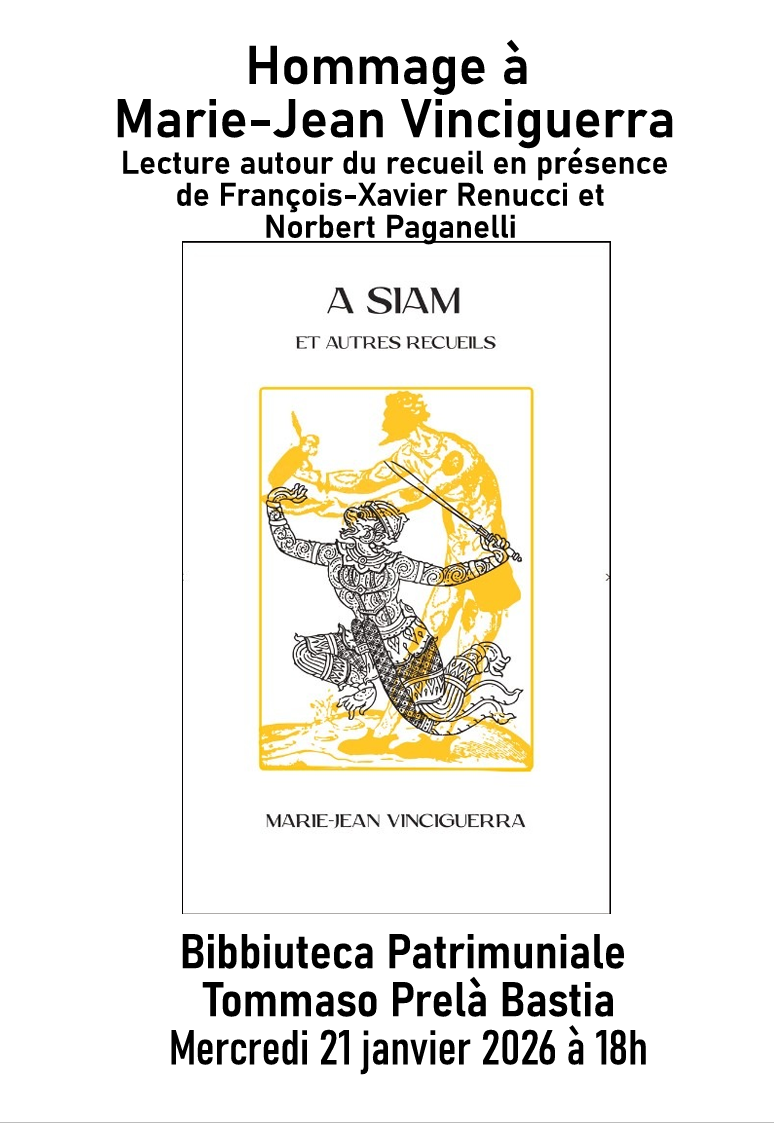 Bastia : Hommage à Marie-Jean Vinciguerra