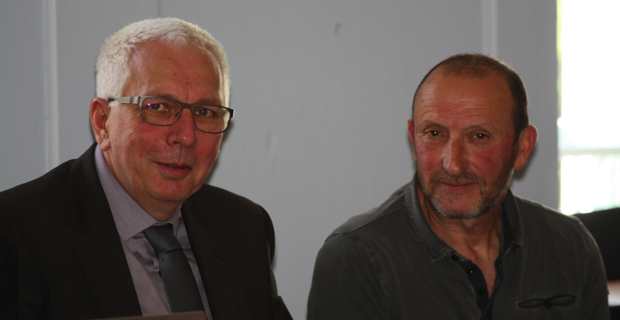 Les deux vice-Présidents : Saveriu Luciani, président de l’OEHC (Office d’équipement hydraulique de la Corse) et membre du Conseil exécutif de la CTC, et Marcellu Cesari, conseiller territorial Femu a Corsica, maire de Riventosa et administrateur à l'OEHC et  à l’ODARC (Office de développement agricole et rural de la Corse).