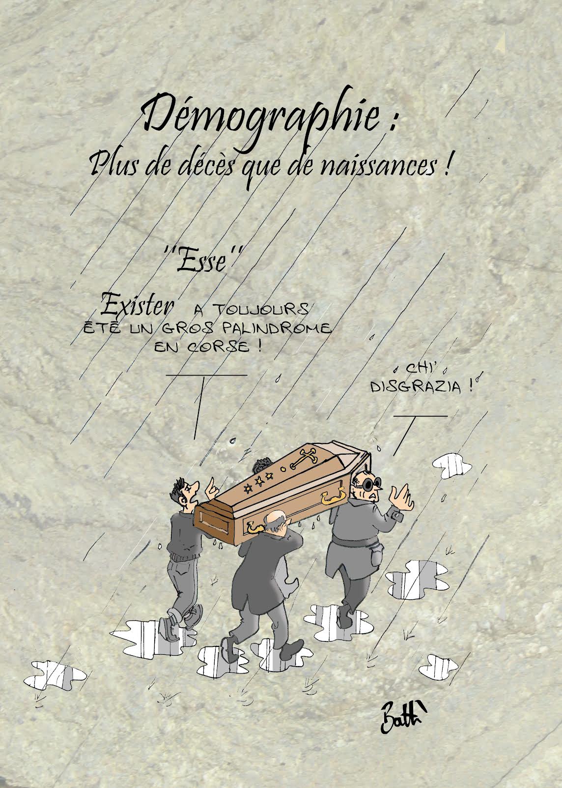 Le dessin de Battì : "Esse"